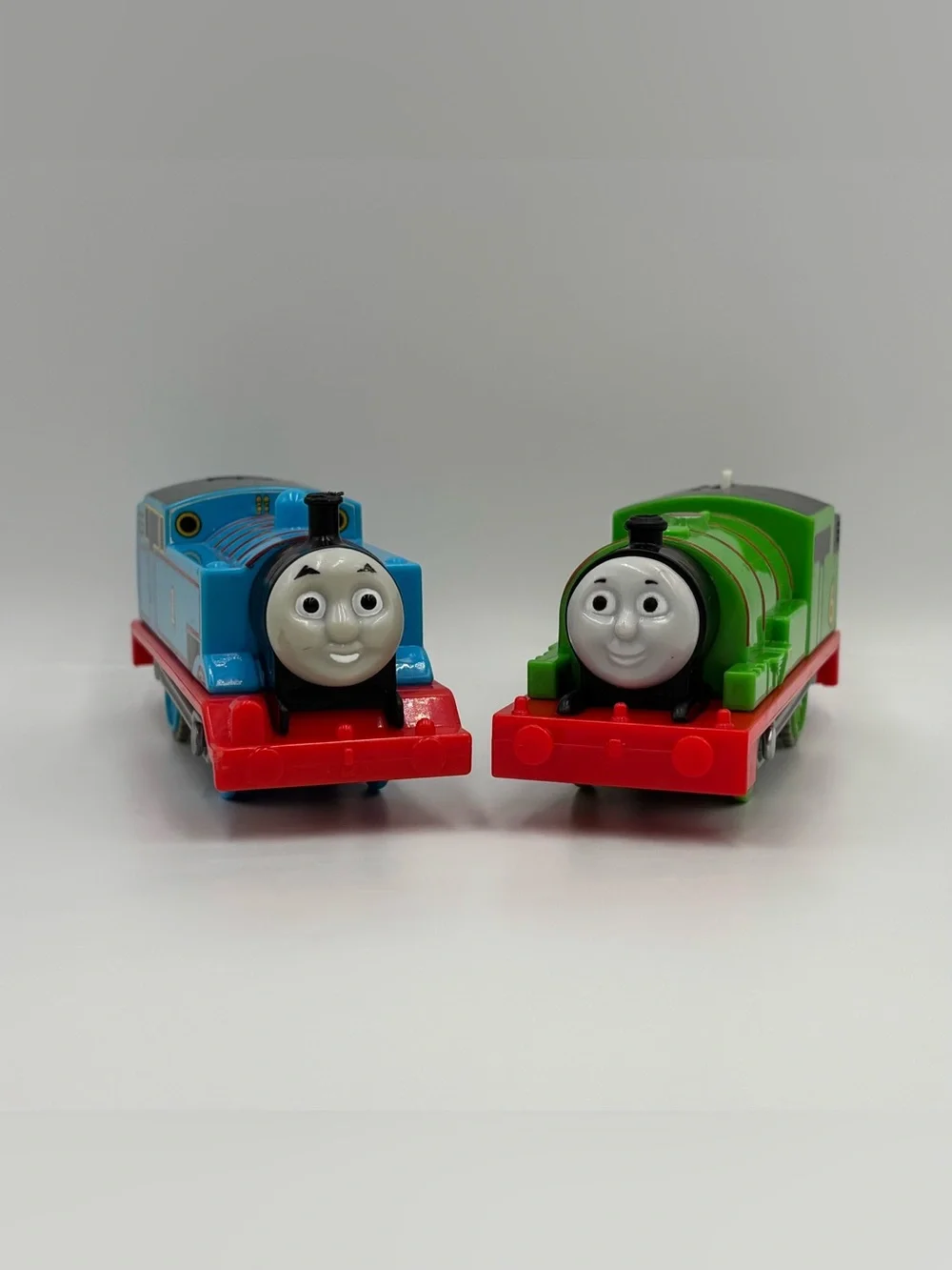 RARE Y2k Thomas & Friends Trackmaster Motorized Thomas & Percy Train Toy Lot